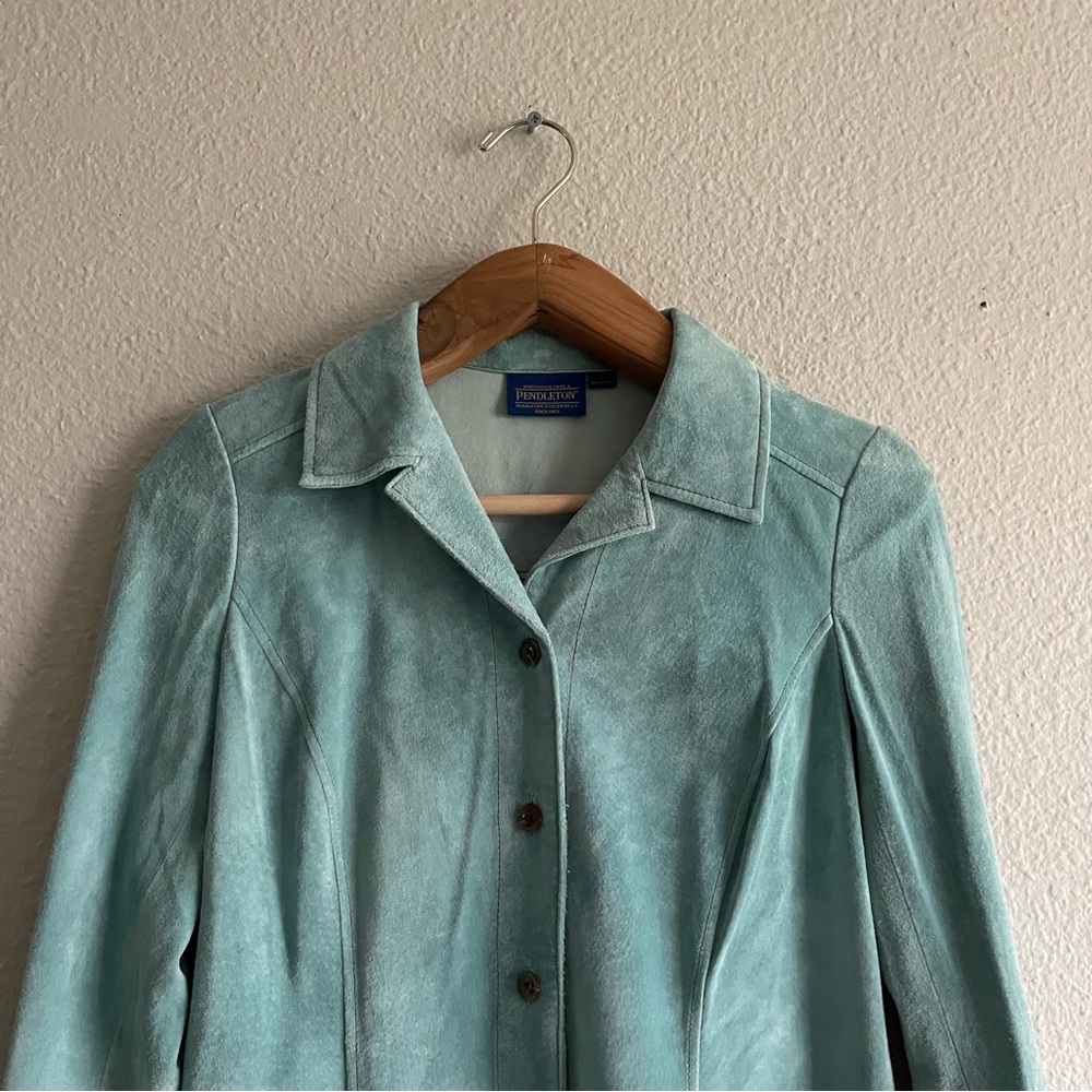 Pendleton Suede Button Up Shacket - image 2